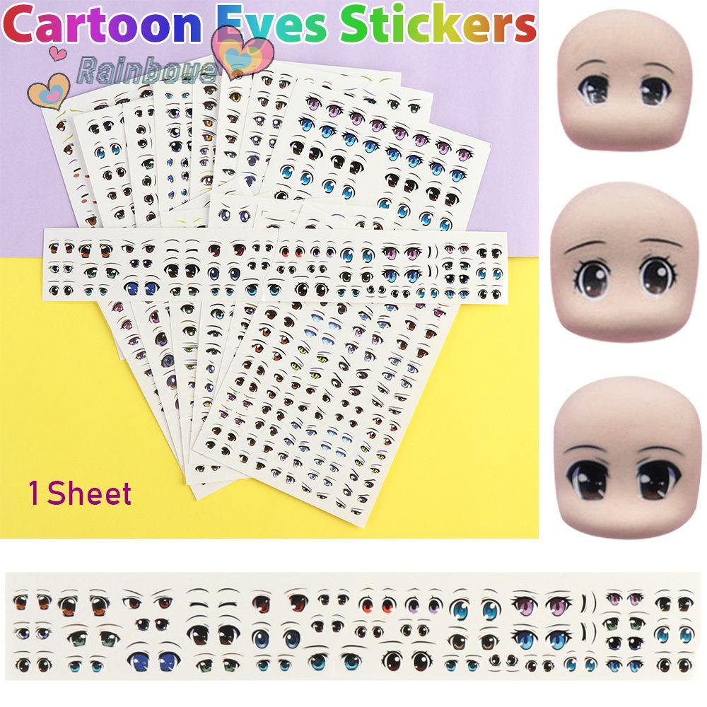 1 Tấm Đề Can Dán Trang Trí Cho Búp Bê Dễ Thương Bắt Mắt Sành Điệu