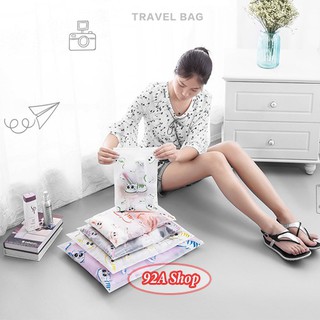 SET 5 TÚI DU LỊCH ZIPPER ĐỰNG ĐỒ