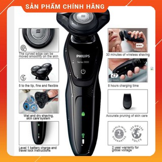 {Hàng chính hãng} Máy Cạo Râu Cao Câp Philips S5079