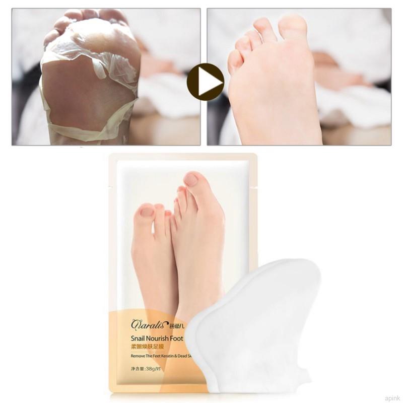 [Hàng mới về] 2 cái / rất nhiều Ốc sên dưỡng da chân Mặt nạ tẩy da chết chân Spa | BigBuy360 - bigbuy360.vn