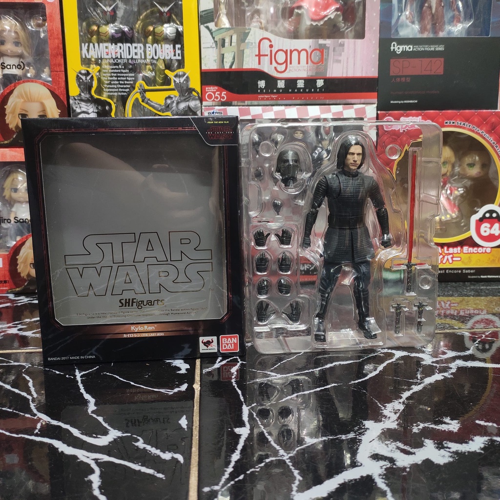 MÔ HÌNH CHÍNH HÃNG SHF STAR WARS KYLO REN THE LAST JEDI 2ND
