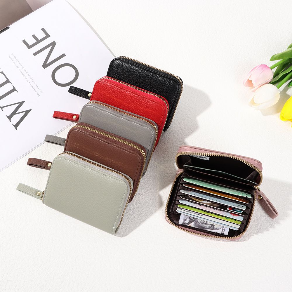 Ví đựng thẻ đa năng chống trộm RFID nhiều màu tùy chọn thời trang cho nam và nữ