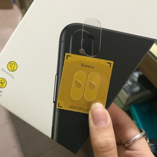 Miếng dán cường lực camera IPX XS max chính hãng Baseus