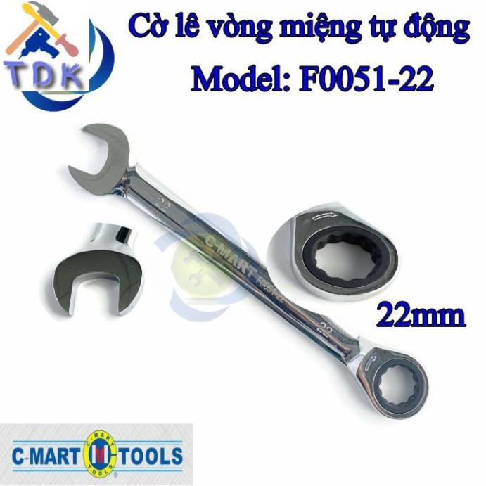 Cờ lê vòng miệng tự động C-MART F0051-22 22mm