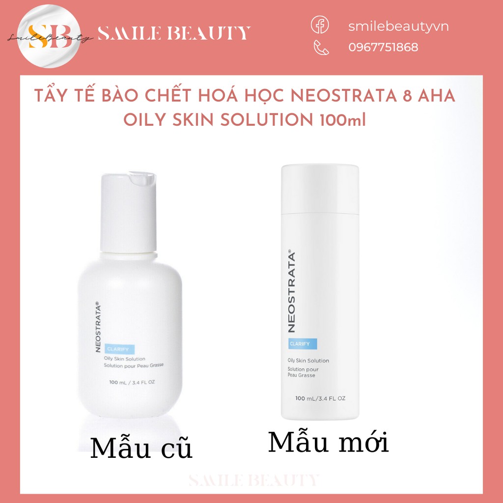 [Mã 153FMCGSALE giảm 8% đơn 500K] Tẩy da chết hoá học dành cho da dầu Neostrata 8 AHA Oily Skin Solution 100ml