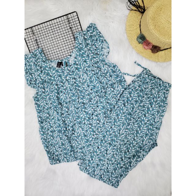 Bộ tole lanh F21 VNXK - Quần lửng