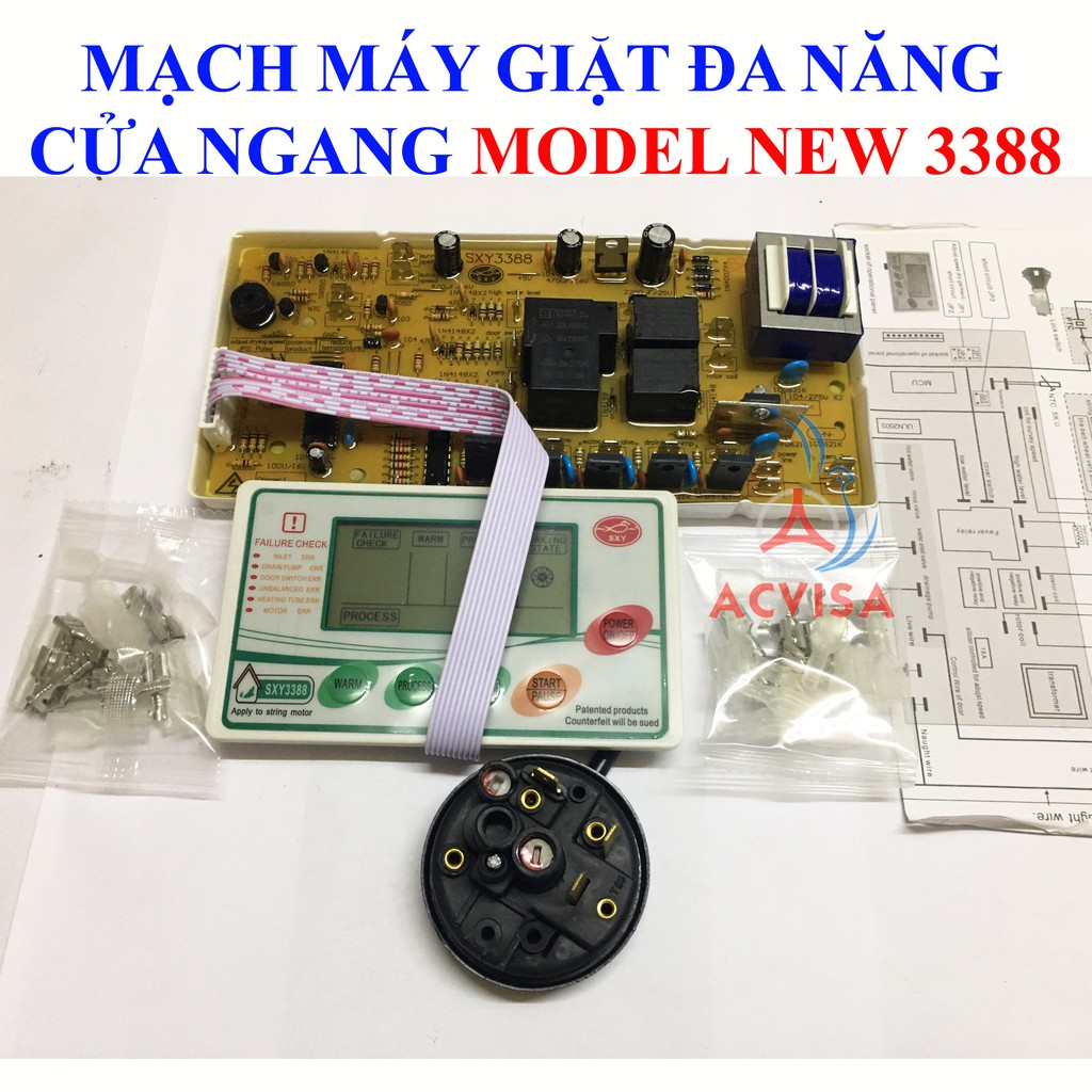 Mạch Máy Giặt Đa Năng Cửa Ngang Model SXY 3388