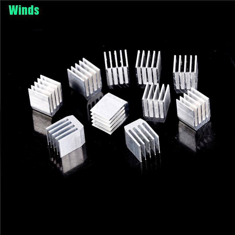 Set 10 Tản Nhiệt Nhôm 9x9 X 12mm