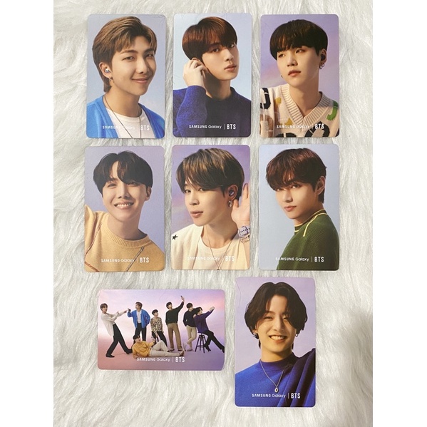 PHOTOCARD SAMSUNG GALAXY THÀNH VIÊN BTS HÀNG CHÍNH HÃNG