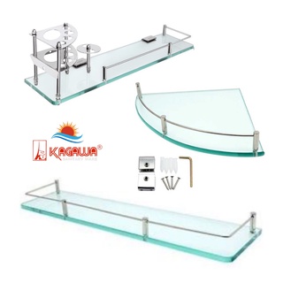Kệ kính phòng tắm inox 304 kính cường lực dày 10ly nhiều mẫu lựa chọn