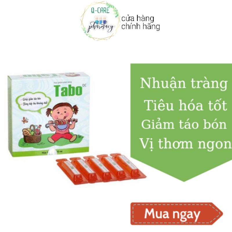 Siro TaBo giảm táo bón nhuận tràng cho bé H/10A
