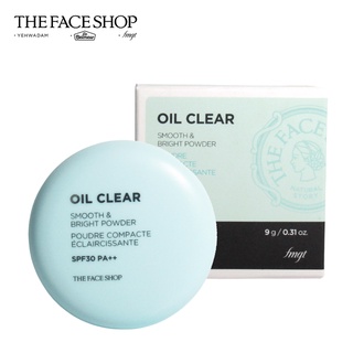 PHẤN PHỦ KIỀM DẦU OIL CLEAR SMOOTH & BRIGHT POWDER THE FACE SHOP 9 GRAM