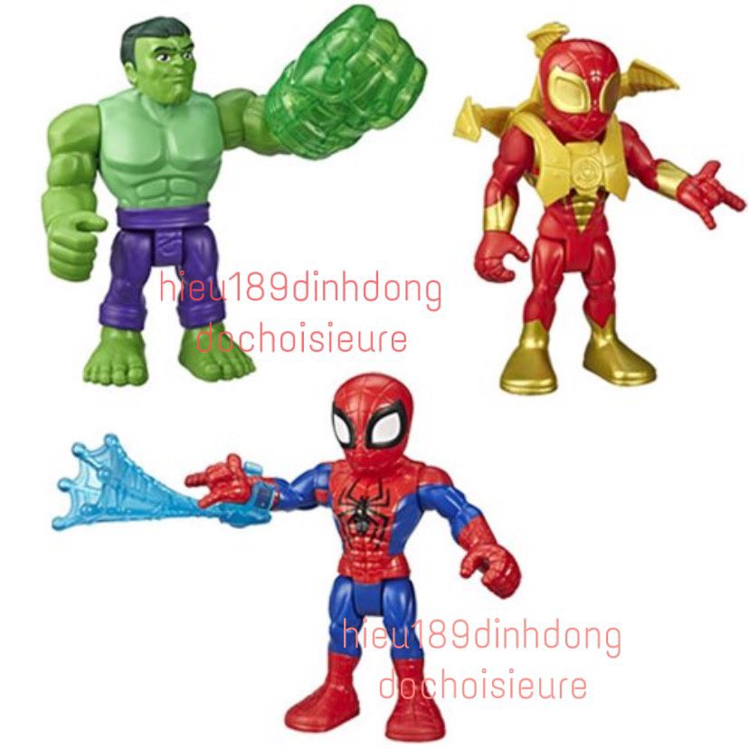 Mô hình PLAYSKOOL nhân vật siêu anh hùng MARVEL SUPER HERO ADVENTURE full box Hasbro