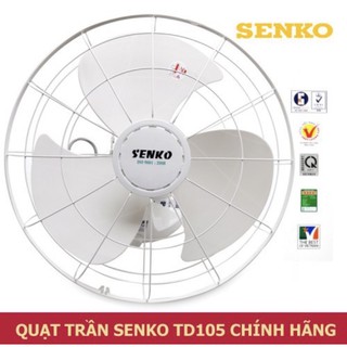 Quạt trần đảo Senko TD105 hàng chính hãng Bh 6T