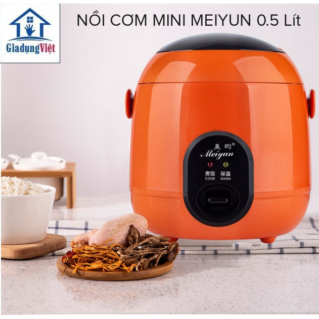 Nồi cơm điện mini Meiyun A4 - 0.8 Lít - Bảo hành 3 Tháng