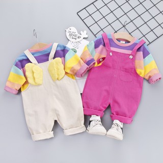 [SALE CHỈ 1 NGÀY]  Yếm Cánh Tiên Cầu Vồng Bé Gái Thu Đông [LOẠI 1] Cao Cấp (không phải loại 2)6-16kg - Shubishop.vn