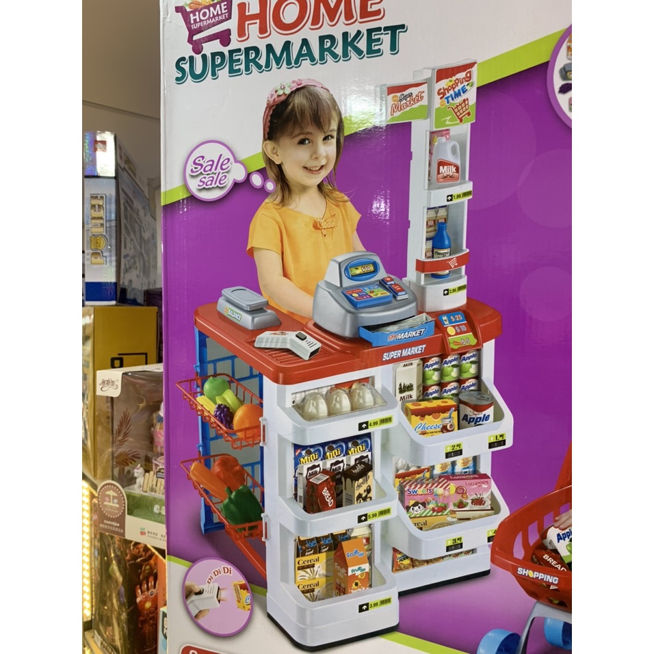 Quầy siêu thị thu nhỏ cho bé