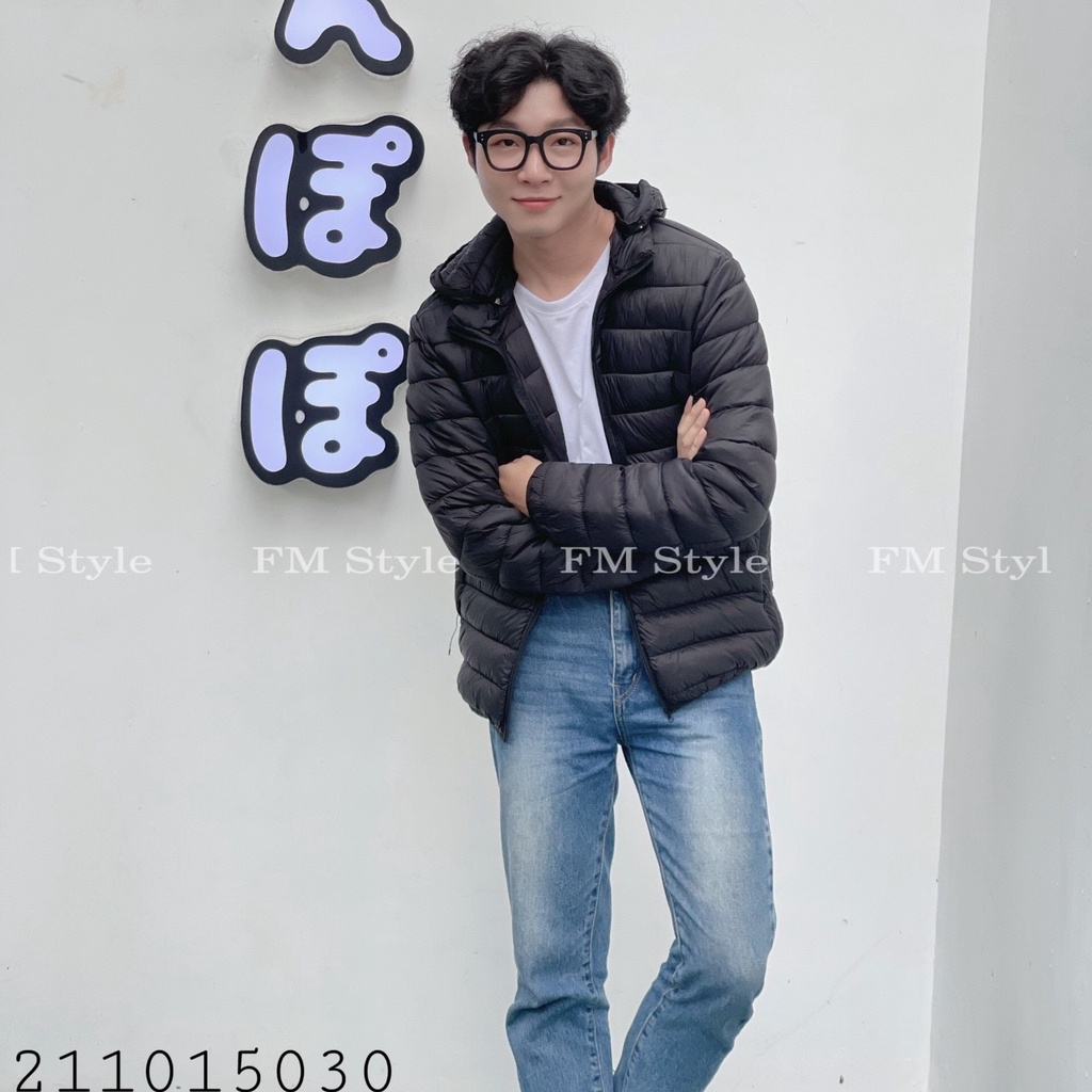 Áo phao nam nữ FM Style siêu nhẹ giữ ấm chống nước có mũ cao cấp thời trang thu đông 211015030