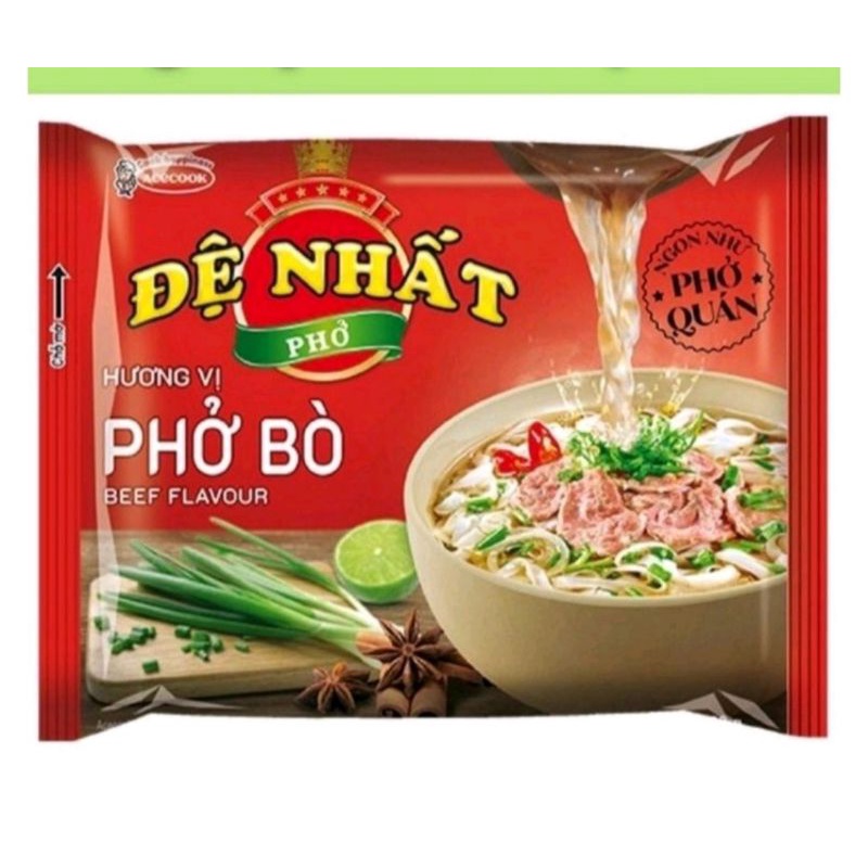 Phở bò ĐỆ NHẤT gói 68gr