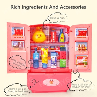 Bộ Đồ Chơi Tủ Lạnh Mini Cho Bé