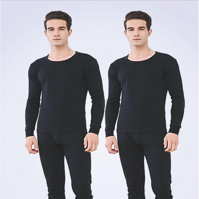 [SIZE L-3XL] Bộ quần áo giữ nhiệt nam ôm sát cơ thể ấm áp, chất nỉ bông co dãn 4 chiều bo chân tay | BigBuy360 - bigbuy360.vn