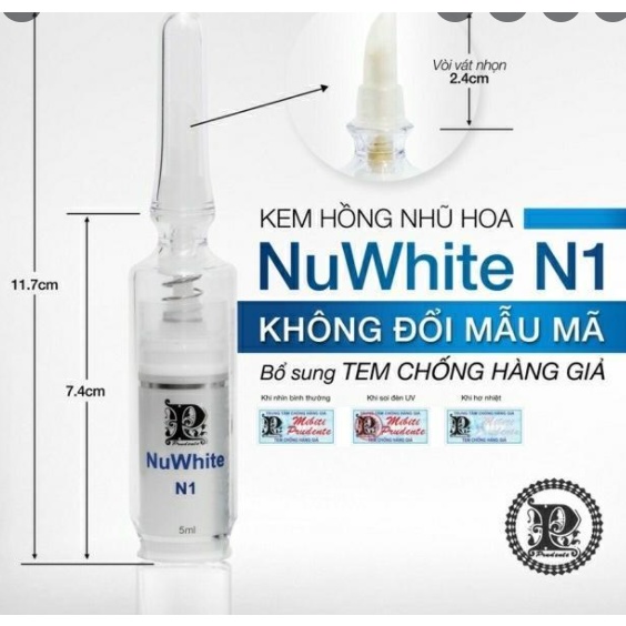 Kem làm hồng nhũ hoa Nuwhite N1 Mibiti Prudente chính hãng Mỹ | BigBuy360 - bigbuy360.vn