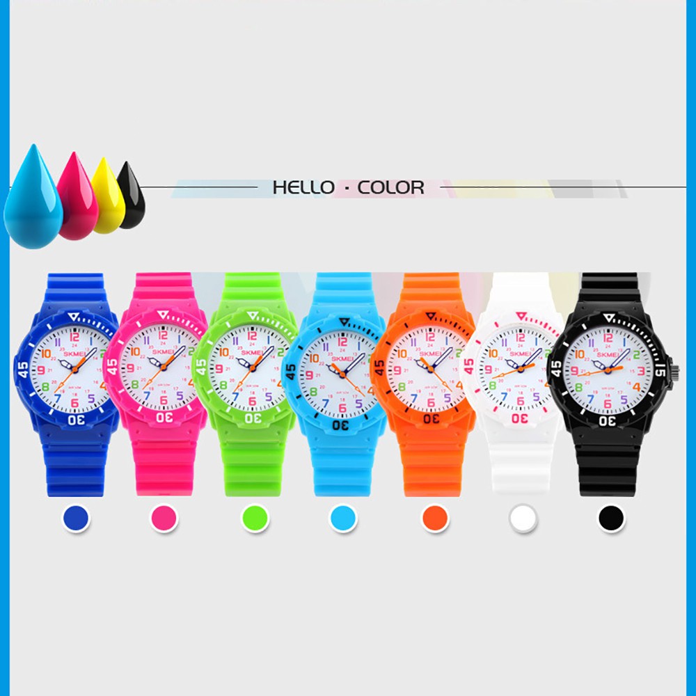 Đồng Hồ Học Sinh SKMEI 10KW43 Dây Nhựa Cao Cấp (Có 7 Màu Dễ Lựa Chọn) | BigBuy360 - bigbuy360.vn
