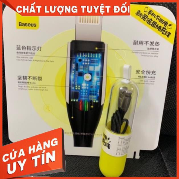 Dây sạc nhanh Baseus lọ cho iPhone 5/6/7.. iPhone X..chính hãng