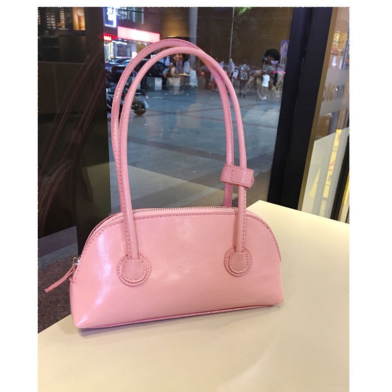 Túi xách tay IELGY hình vỏ bánh màu macaron thời trang Hàn Quốc cổ điển