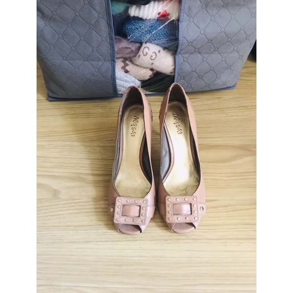 Giày si tuyển nhật hàn size 34 35 36 2hand cao gót nữ da thật nữ giày nữ giá rẻ  công sở si tuyển