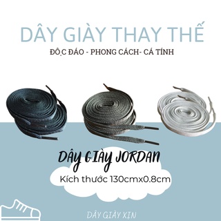 [DÂY GIÀY XỊN] Dây giày Trắng, Đen chuẩn hãng, dành cho các dòng giày Jordan, Nike, Converse và giày cổ cao