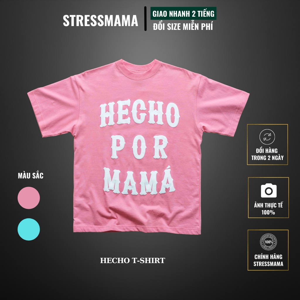 F3m7 UNDER/ Áo thun Hecho T-Shirt cao cấp 100% Cotton, đứng form, vải dày 250 GSM.！