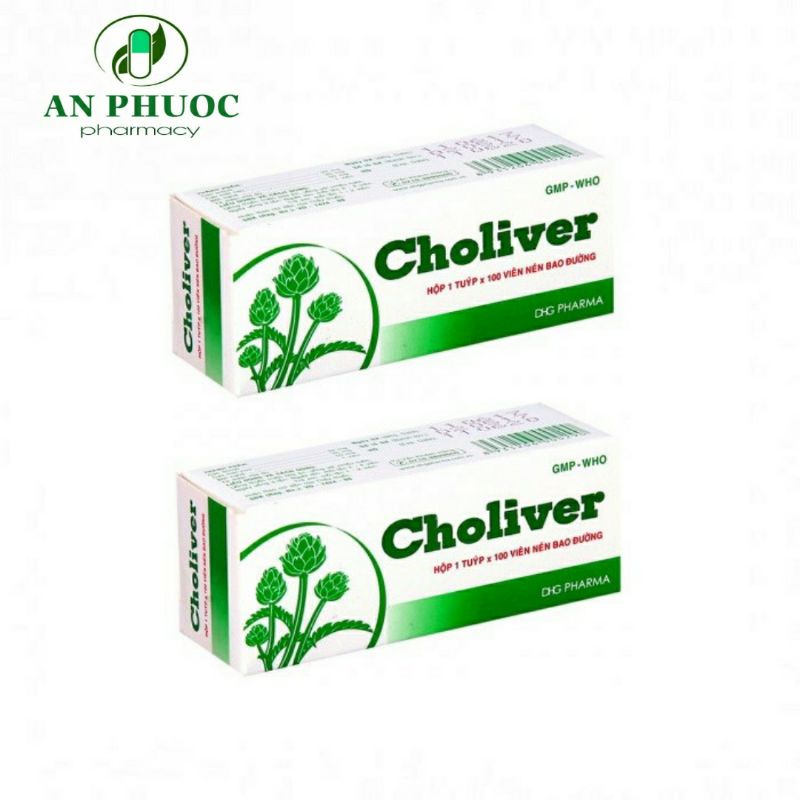 Viên uống Choliver ⚡ CAM KẾT CHÍNH HÃNG ⚡  Hỗ trợ thông mật, lợi gan, bảo vệ gan, tăng cường chức năng gan chai 100 viên
