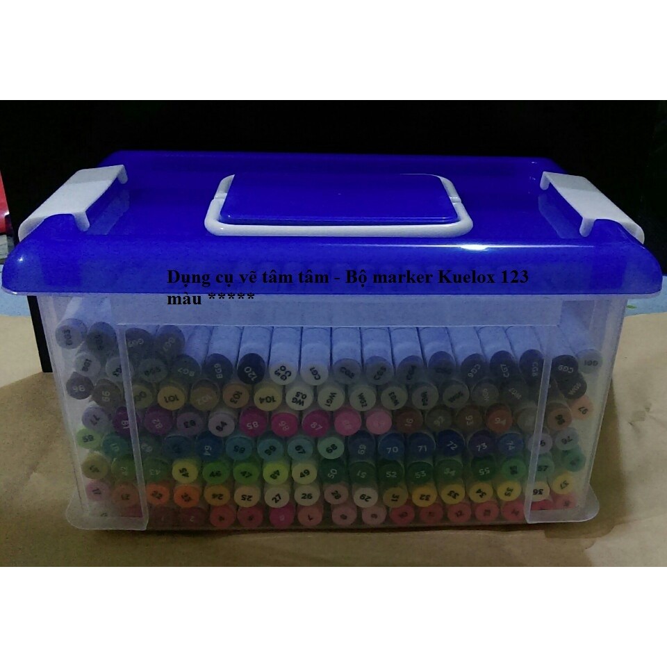 [] # Bộ Marker Kuelox 123 màu (Fullbox)-