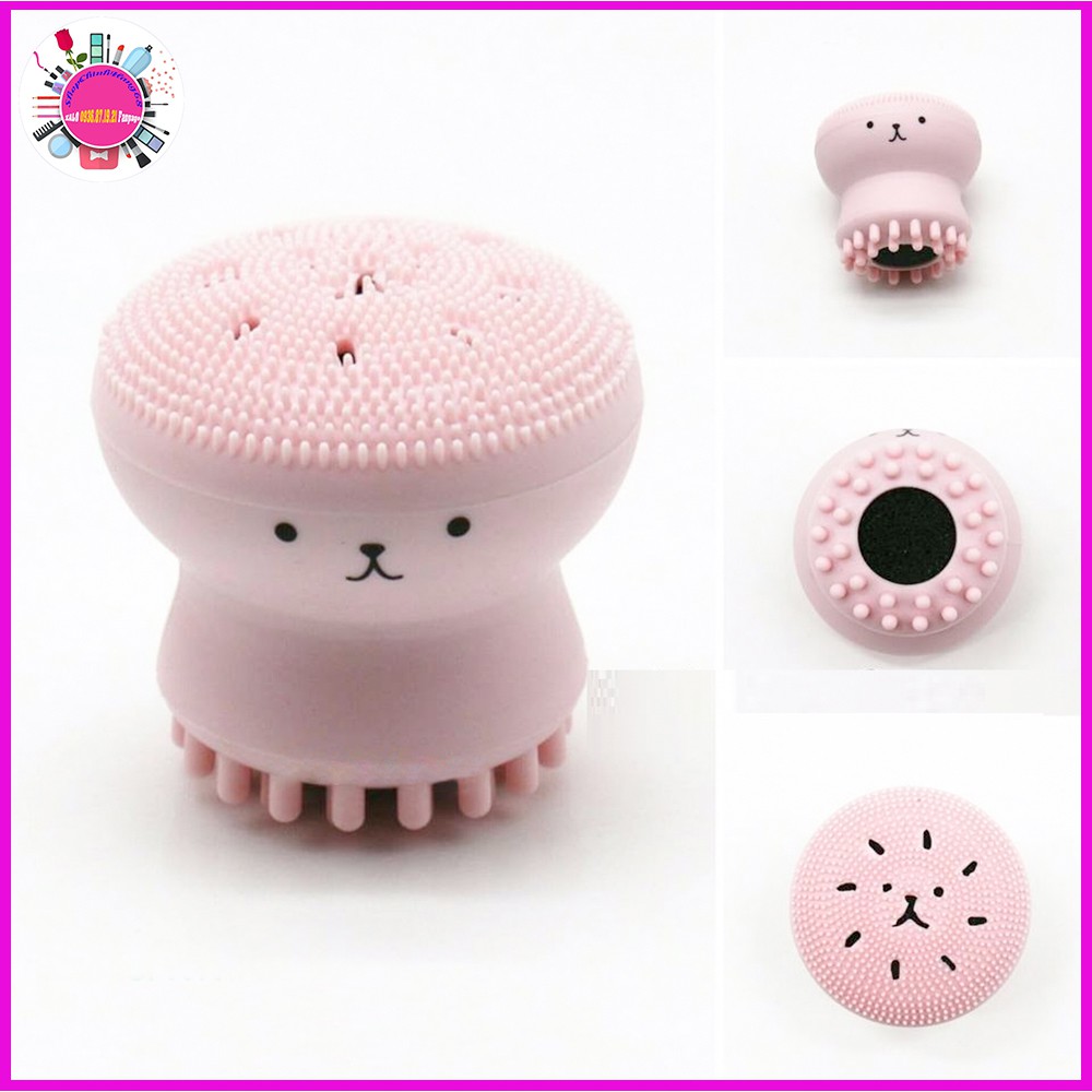 Cọ Rửa Mặt Và Massage BẠCH TUỘC JellyFish Silicon | BigBuy360 - bigbuy360.vn