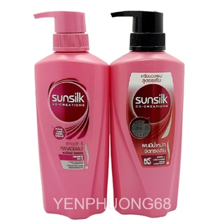 Dầu gội/xả phục hồi hư tổn Sunsilk Smooth and Manageable Thái Lan 450ml