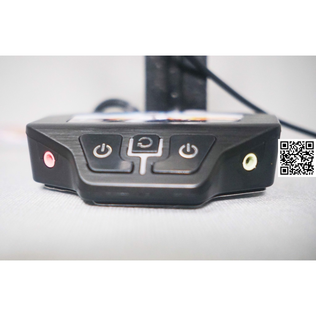 Nút nguồn máy tính để bàn phong cách game pubg LED kiêm 2 cổng USB và jack loa và input Micro 3.5 ly 1875