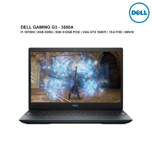 Laptop Dell Gaming G3-G3500A | i7-10750H | 2x4GB DDR4 | SSD 512GB PCIe | GTX 1650Ti 4GB | 15.6 FHD 120Hz | Win10 | BigBuy360 - bigbuy360.vn