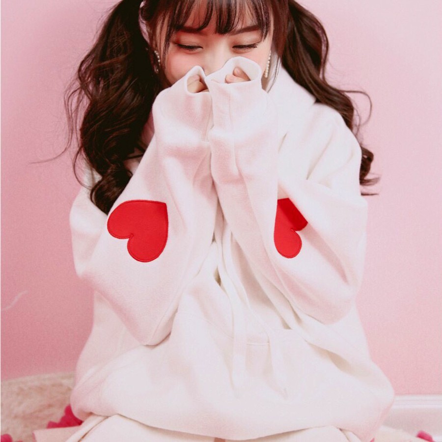 ÁO KHOÁC NỈ HD126 (Tim Thêu Tay) | BigBuy360 - bigbuy360.vn