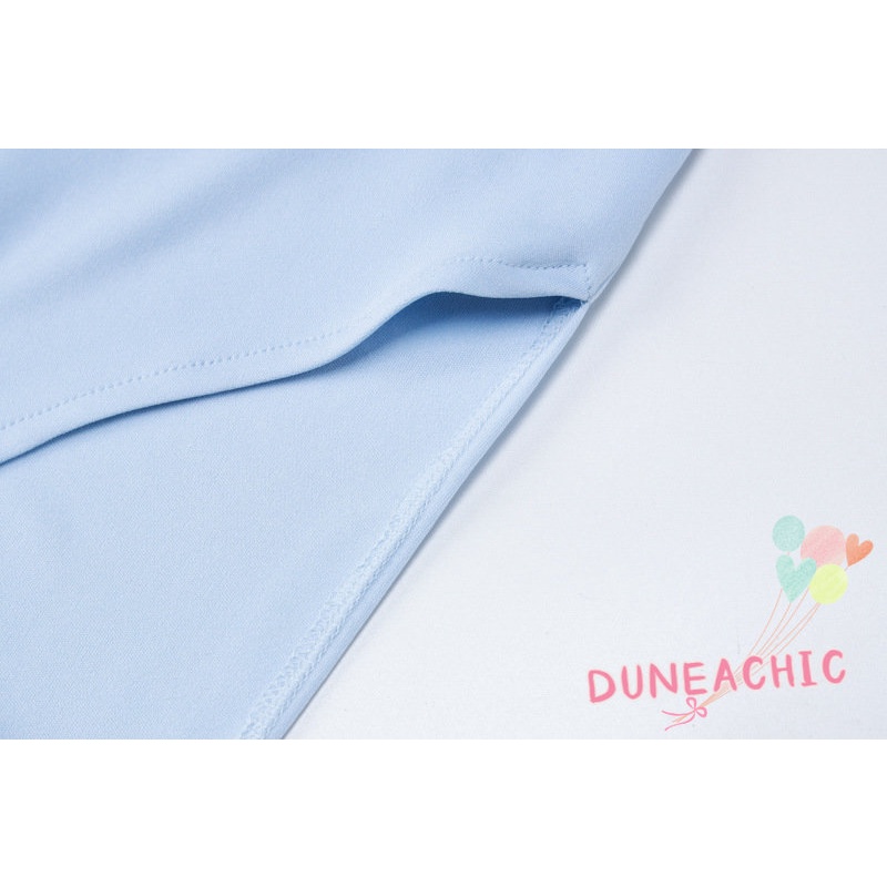 DUNEA Đầm Lông Cừu Hai Dây Hở Lưng Gợi Cảm Cho Nữ