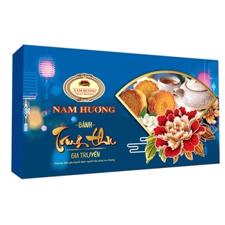 Hộp bánh trung thu : xanh
