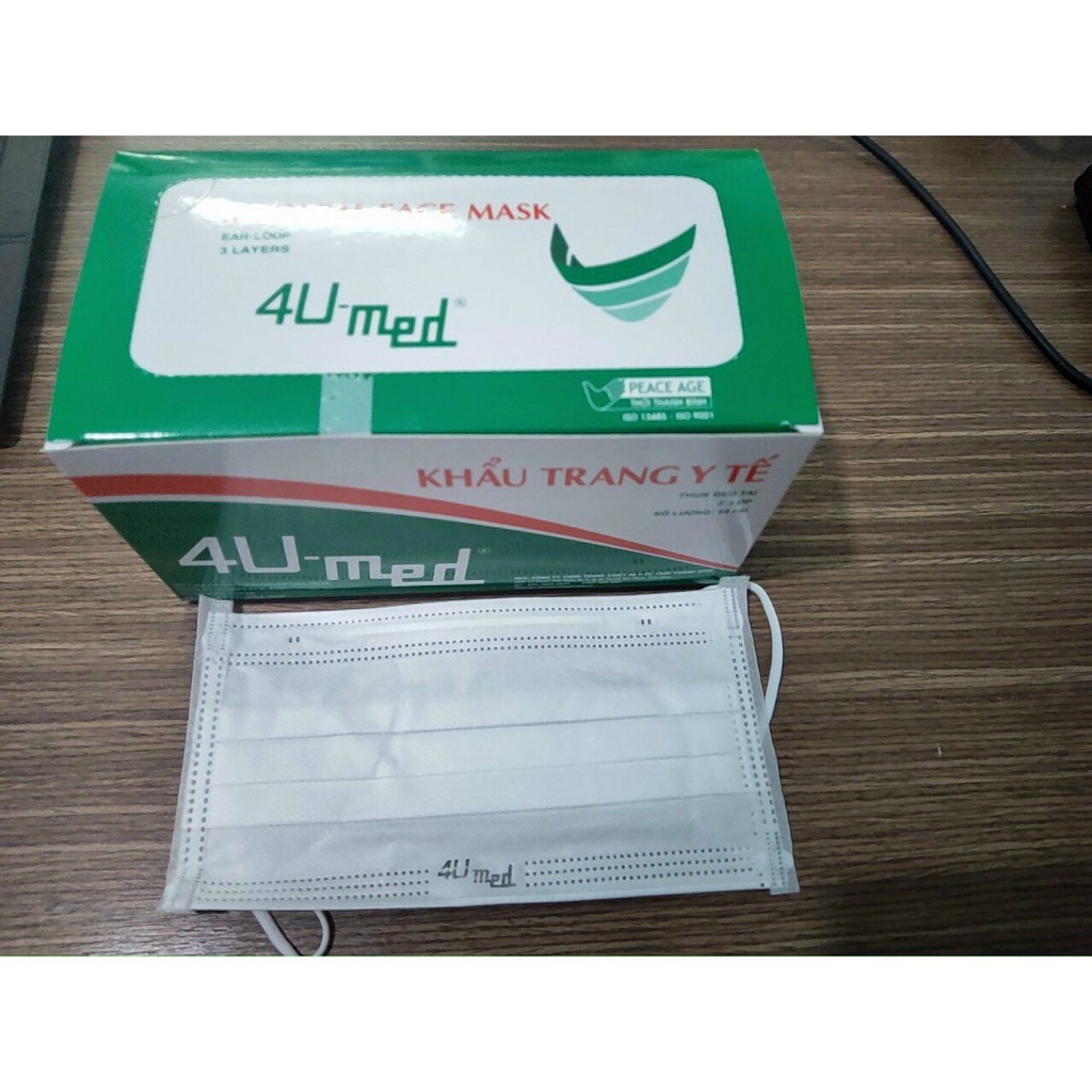 Khẩu trang y tế kháng khuẩn 4U-MED