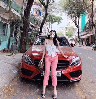 Áo 2 dây nơ ngực sexy