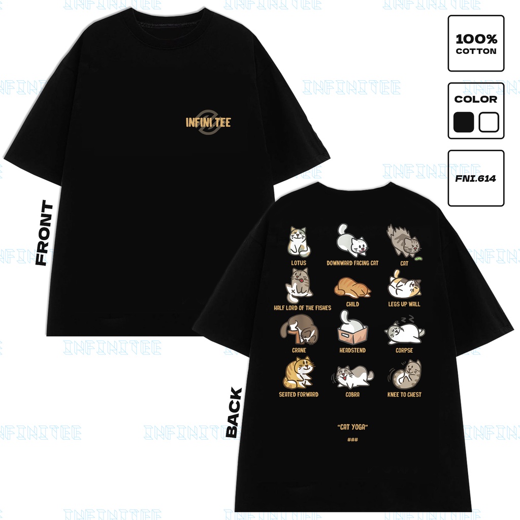 Áo thun INFINITEE Fni0614, Thun 100% Cotton - form rộng Unisex.