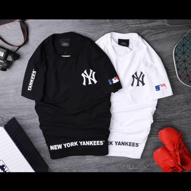 Áo thun logo newyork yankees