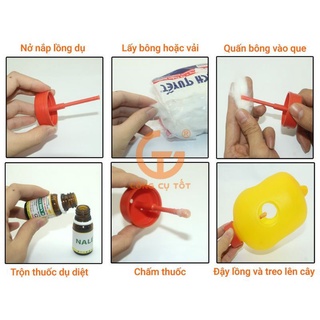 BẪY DỤ RUỒI VÀNG ĐỤC TRÁI