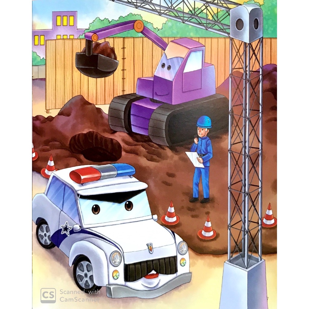 Sách - Những Chiếc Xe Hiệp Sĩ: Xe Cảnh Sát Bắt Trộm (Tái Bản 2019)