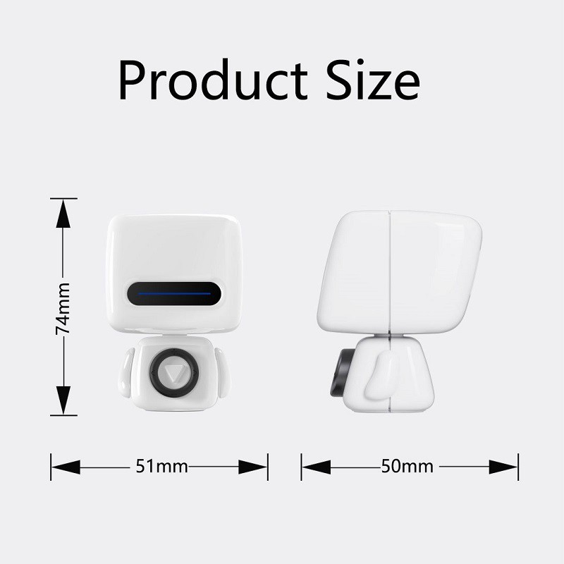 Loa bluetooth mini không dây hình robot bighero bluetooth 5.0 dễ thương trang trí phòng