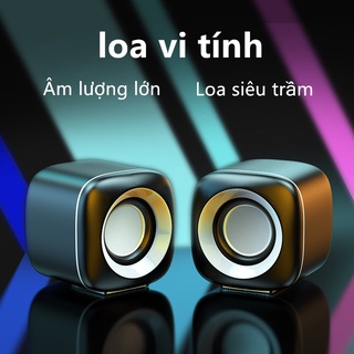 Loa vi tính usb loa siêu trầm loa có dây thích hợp cho máy tính laptop