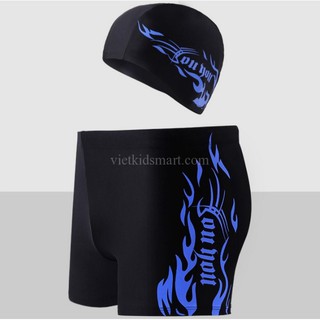 Quần bơi ngọn lửa kèm mũ số 1